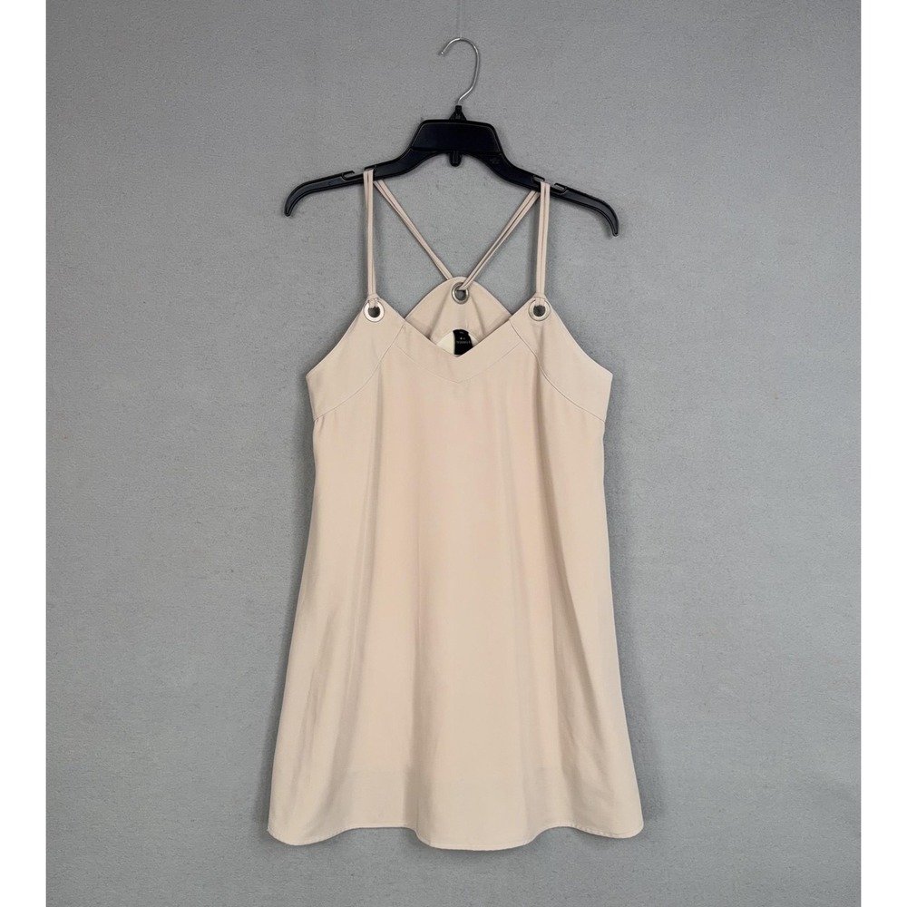Ethereal Dress Womens Small Beige Minimalist Soft Romantic Feminine Quiet Luxury